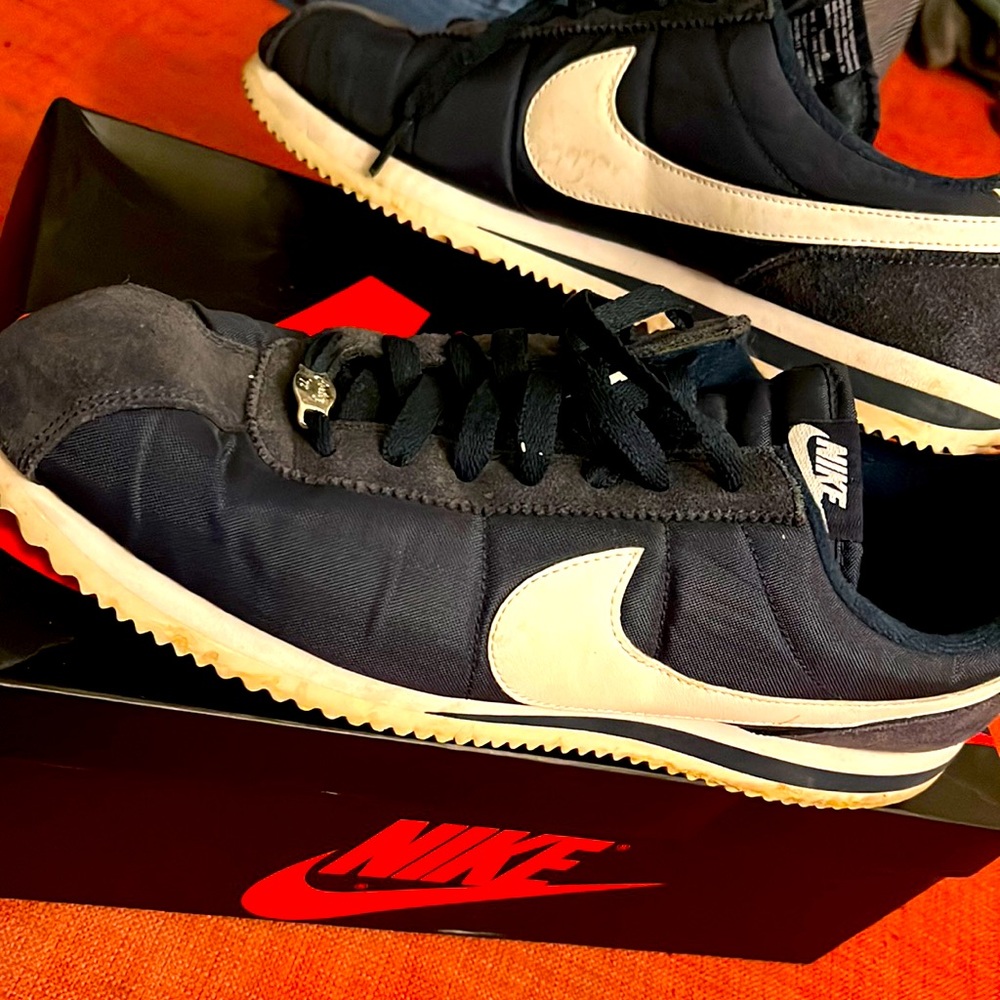 Blue Nike Cortez